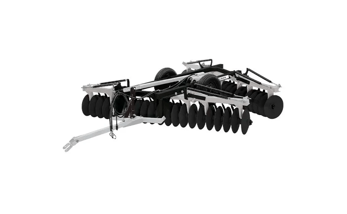 Grade Niveladora Controle Remoto Articulada Nvap 44x22x175x4,50mm Discos Recortados Baldan