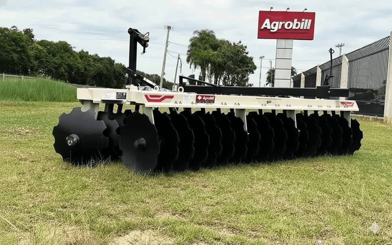 Grade Niveladora Super Peixe 36x22x175 mm com Mancal a Óleo e Discos Recortados Baldan