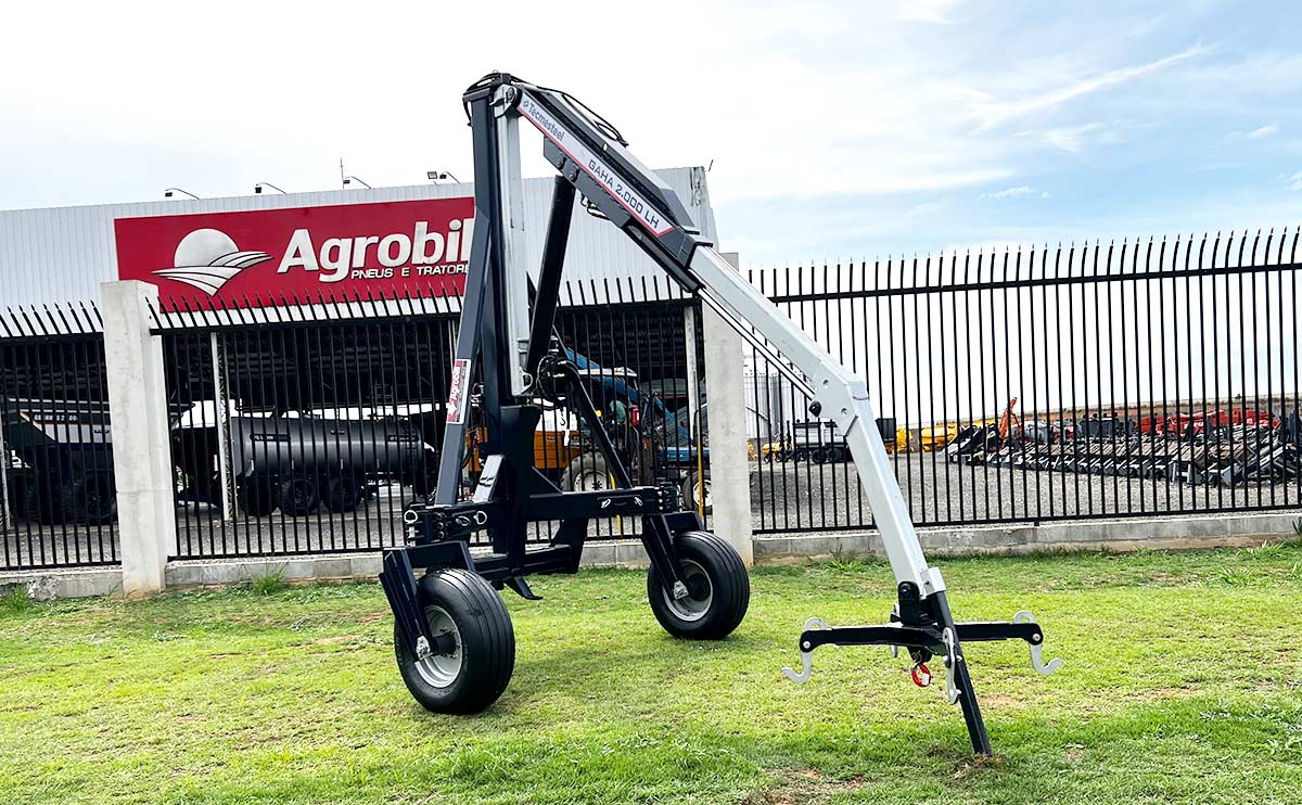 Guincho Agricola Big Bag 2000 Kg Lanca Hidraulica Gaha-Lh 2T Com Regulagem De Bitola - Tecmesteel