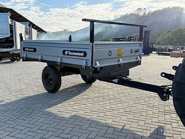 Lançamento - Carreta Agrícola Basculante CBTEC-LM 5000 Lateral Móvel 5 Toneladas - Tecmesteel