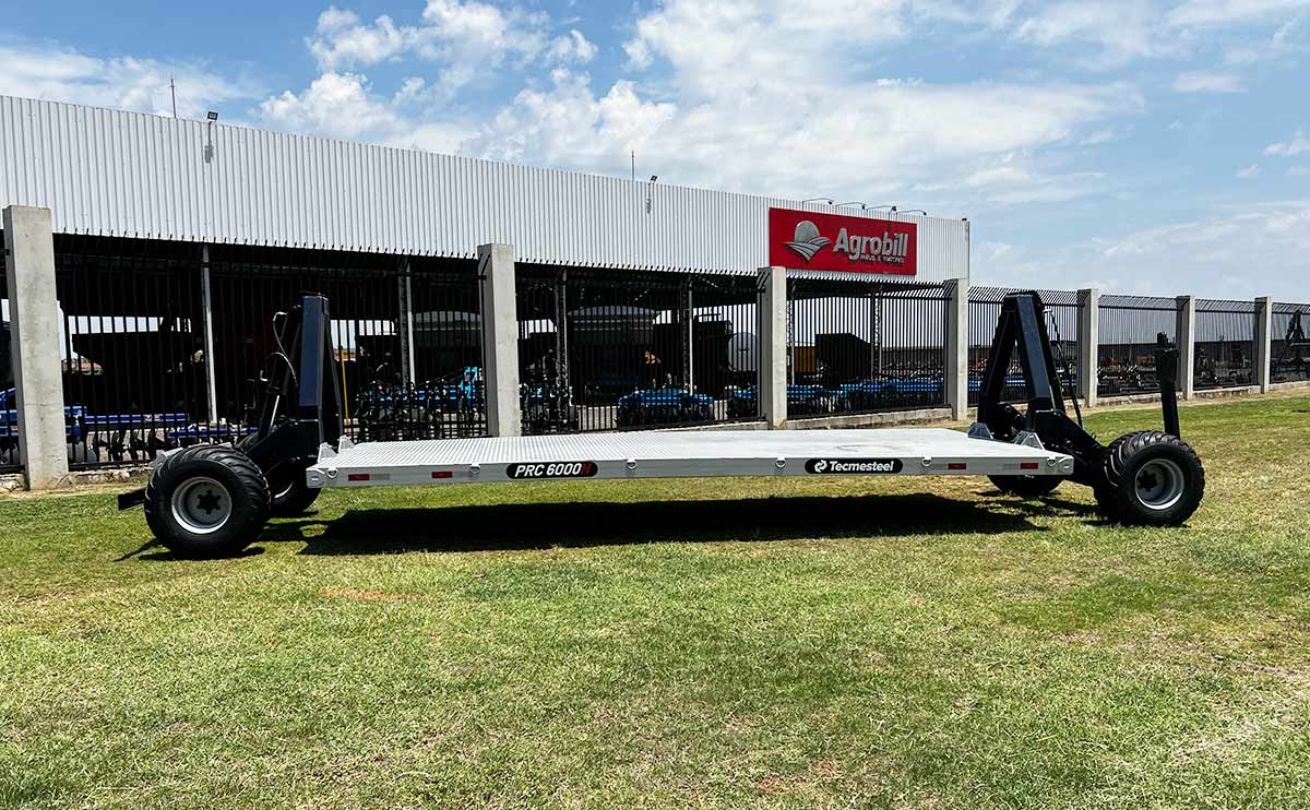 Carreta Plataforma Agrícola De Transporte de Plantadeira Com Elevador Hidráulico 6 Toneladas  PRC 6000 - Tecmesteel