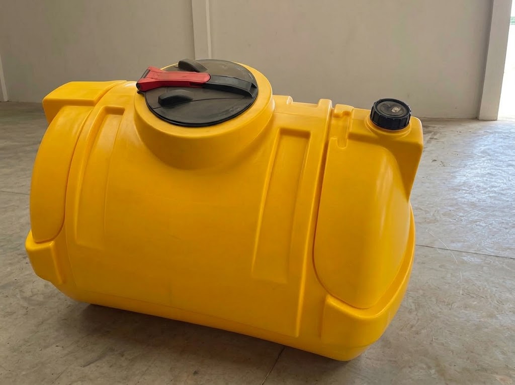 Tanque Agrícola Horizontal 600L com Tanque de Água Limpa Expansivo Térmico Para Aplicador de Inoculante - Novo