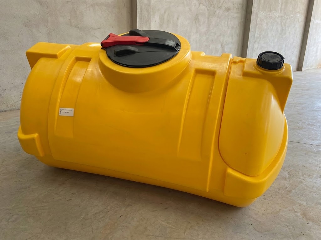Tanque Agrícola Horizontal 1200L com Tanque de Água Limpa Expansivo Térmico Para Aplicador de Inoculante - Novo