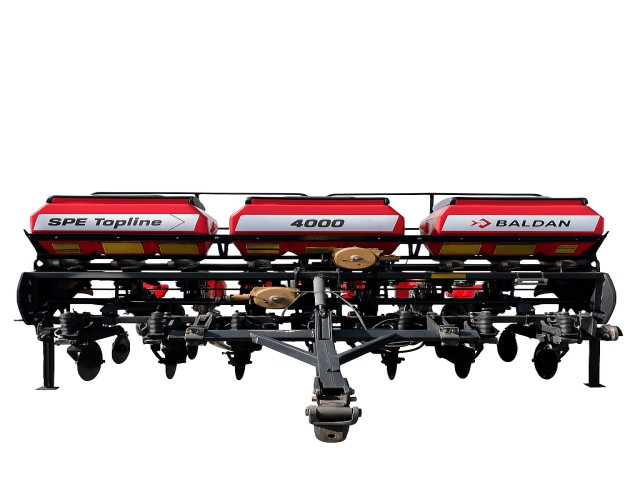 Plantadeira Spe4000 Top Line 7 Linhas com Dosador de Sementes Titanium Baldan