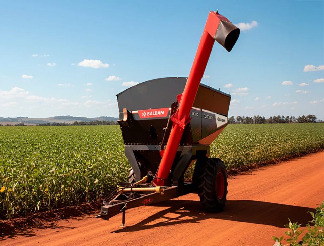 Carreta Graneleira Condure 19.000 com Lona Fácil e Pneus 23.1x30 Baldan
