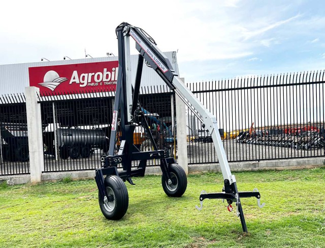 Guincho Agricola Big Bag 2000 Kg Lanca Hidraulica Gaha-Lh 2T Com Regulagem De Bitola - Tecmesteel