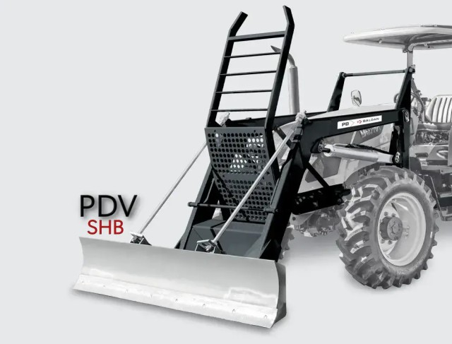 Conjunto Frontal de Lâmina Pdv Valtra e Valmet 4x4 Bh 145/ 165/ 185 e Bh 180 2007 GII Shb Baldan