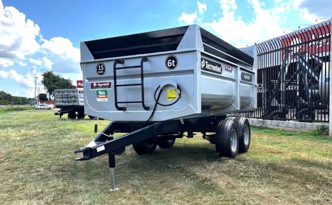 7.500 – 7.5M³ - Carreta Agrícola Basculante Hidráulica CBTEC. Rodado Tandem com Pneus 11L15 Aro 15 Tecmesteel