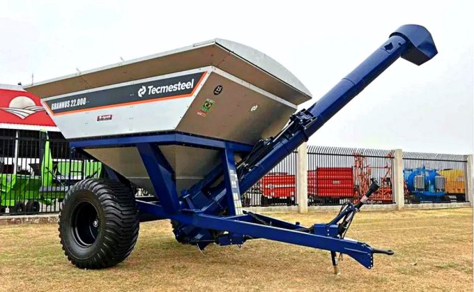 Carreta Graneleira 22000 Grannus com Pneus 650/65x30.5 - Tecmesteel