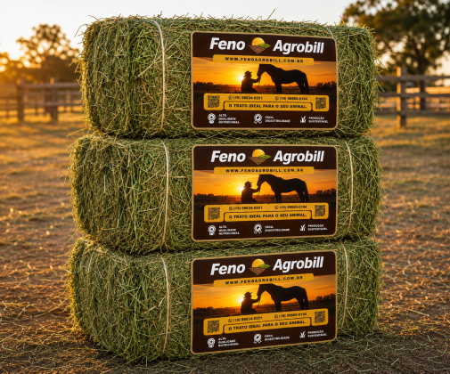 Feno Agrobill para Trato Animal R$ 25,00 o fardo