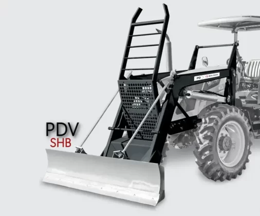 Conjunto Frontal de Lâmina PDV para Tratores Valtra 4x4 1780 Série 2000 Sistema de Bomba Independente SHB - Baldan